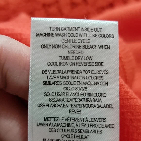 Absolutely Famous Orange Midi Dress NWT, V Neck, Sleeveless, Summer Dress - Picture 5 of 6